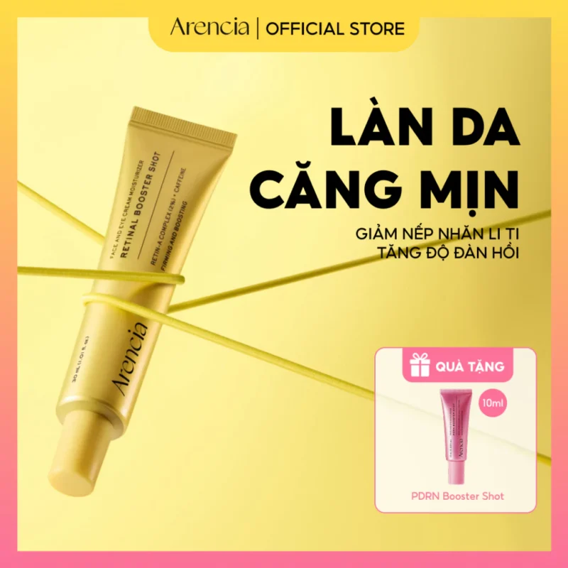 Tinh Chất Arencia Retinal Booster Shot 30ml Hỗ Trợ Làm Mịn Da