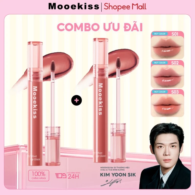 Bộ 2 Son Dưỡng Mooekiss