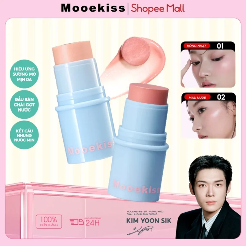 Highlight Mooekiss Dạng Thỏi Bắt Sáng Tự Nhiên