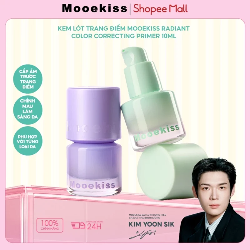 Kem Lót Mooekiss 10ml / 11.5g Làm Mịn Da, Bám Nền