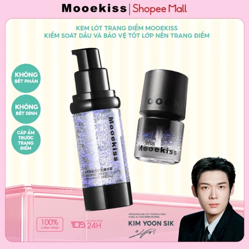 Kem Lót Trang Điểm Mooekiss 10ml / 30ml Dưỡng Ẩm, Kiềm Dầu