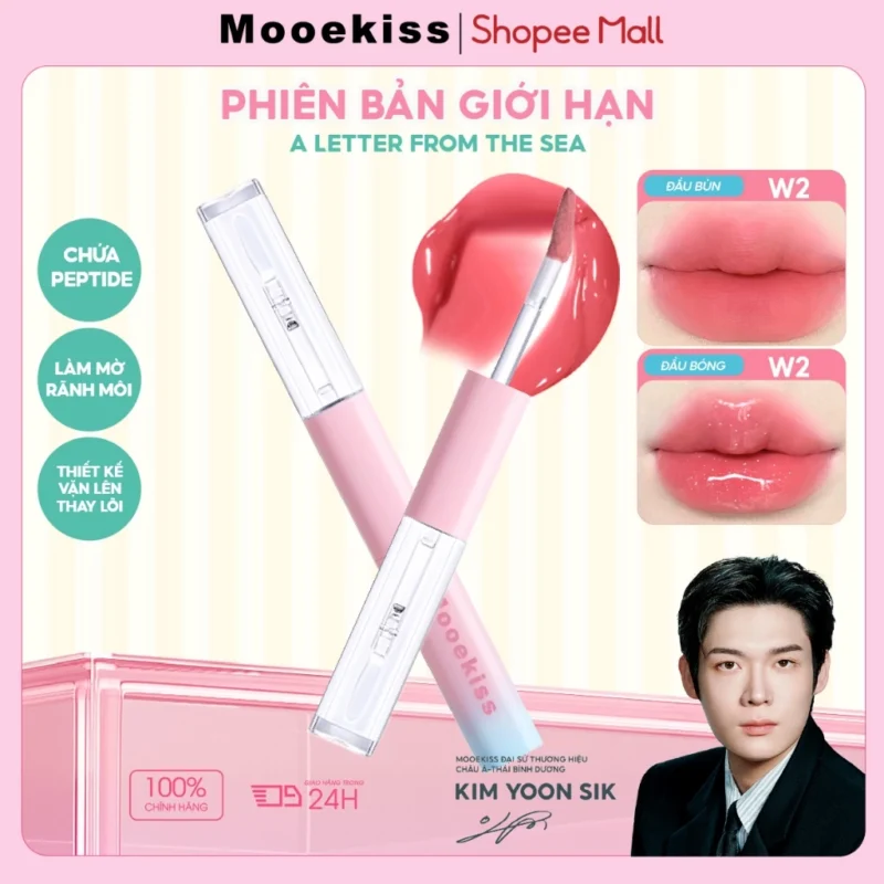 Son Mooekiss 2 Đầu Lì & Bóng 1.5g+1.5g